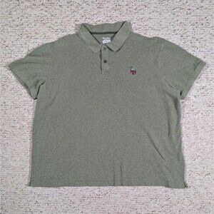 Disney Parks Boba Fett Polo Shirt Star Wars Mens XXL Green Knit Mandalorian